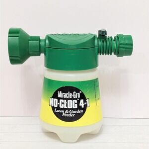 Vintage Miracle-Gro No-Clog-4 Lawn & Garden Feeder Sprayer Bottle